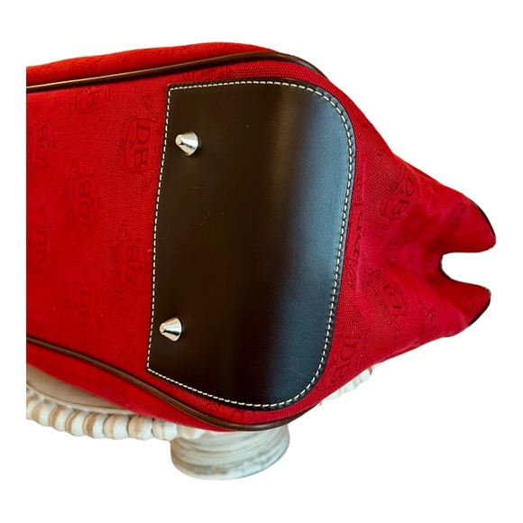 ‼️SOLD‼️ Dooney & Bourke Red and Brown Double Handles Strap & Accessories - Picture 9 of 16